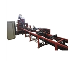 CNC Flat Steel  Punching & Cutting Line -plate width 120mm，hole φ40mm 